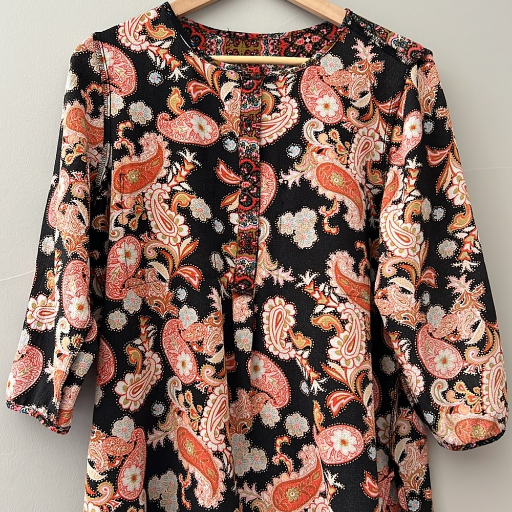 Figueroa & Flower gorgeous tunic blouse size medium - Picture 3 of 10